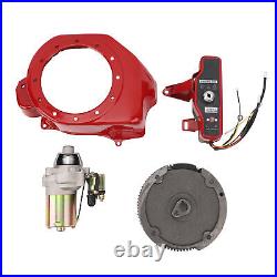 Electric Start Kit Enhanced Performance Starter Motor Ignition Flywheel Cover