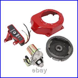 Electric Start Kit Enhanced Performance Starter Motor Ignition Flywheel Cover