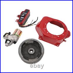 Electric Start Kit Enhanced Performance Starter Motor Ignition Flywheel Cover