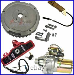 Electric Start Kit Flywheel Starter Motor Ingnition Honda Gx340 11hp Gx390 13hp