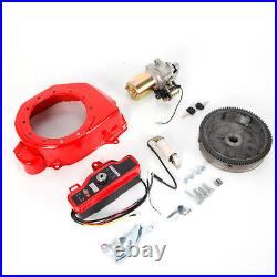 Electric Start Kit Starter Flywheel Switch 6.5 HP Engine For Honda GX160 GX200