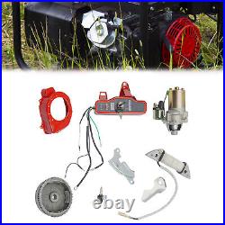 Electric Start Kits Flywheel Starter Motor Ignition Switch For Honda GX160 GX200