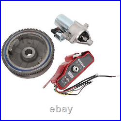 Engine Electric Start Kit Flywheel Stable Electric Start Motor Switch Box With