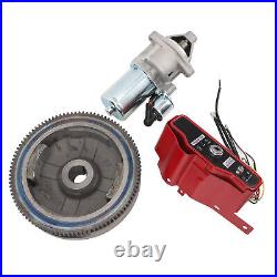 Engine Electric Start Kit Flywheel Stable Electric Start Motor Switch Box With