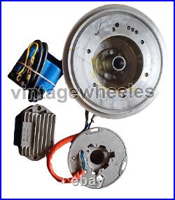 Fits For Vespa 12v Ignition Kit Flywheel 20mm Cone Electric Start LML Px