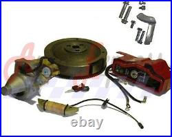 For Gx390 13hp 2011-present Electric Start Kit Flywheel Starter Motor Key Box