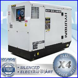 Generator Diesel 10kW 12.5kva 230v Standby ELECTRIC START & Service Kits