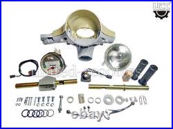 Handle Speedometer 100 mm Electric Start Kit Vespa PX 125 150 200 LML Stella