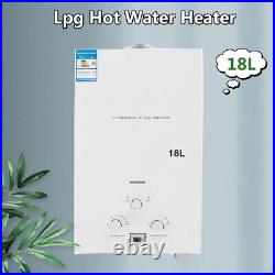 Hot Water Heater 18L 4.8GP Tankless Instant LPG Propane Gas Boiler Shower kit