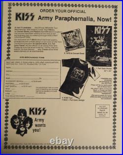 KISS ARMY KIT 1978 COMPLETE AUCOIN MEMORABILIA USA VERSION RARE Near Mint