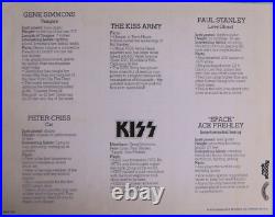 KISS ARMY KIT 1978 COMPLETE AUCOIN MEMORABILIA USA VERSION RARE Near Mint