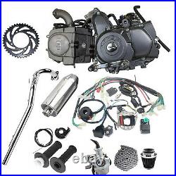 Lifan 125cc Electric Start Engine Motor Kit for Dirt Trail Bike CT70 CT90 ST90