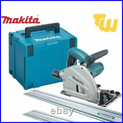Makita SP6000J1 110v Plunge Saw Kit 165mm with 1.5m Rails Makpac Case Soft Start