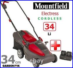 New MOUNTFIELD Electress 34Li KIT Cordless 20V Mower 291342063/M21 8008984846326