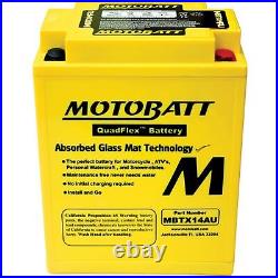 New Motobatt Battery For Polaris All Electric Start Kits 94 95 96 97 98 99 00-05