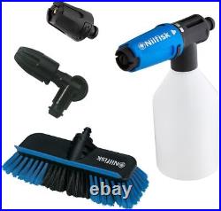 Nilfisk Car Cleaning Kit 4 Set Super Foam Sprayer + Brush + AutoNozzle +