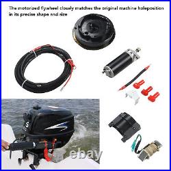 Outboard Motor Electric Start Kit 682 81800 12 Flywheel Rectifier Relay BGS