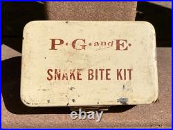 PG&E Pacific Gas & Electric Emergency Snake Bite Kit in Original Case