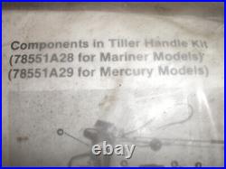 QUICKSILVER Tiller Handle Kit 78551A28, 29, 30, 31 FOR ELECTRIC START CN-42
