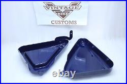 Side Panel For Norton Commando Roadster 850Cc Electric Start Blue Paint