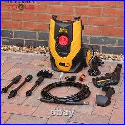 TOUGH MASTER Electric Pressure Washer 110 Bar For Car Wash With Patio Cleaner