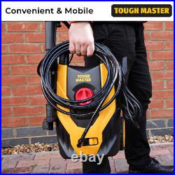 TOUGH MASTER Electric Pressure Washer 110 Bar For Car Wash With Patio Cleaner