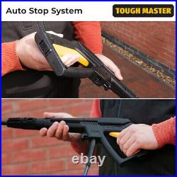 TOUGH MASTER Electric Pressure Washer 110 Bar For Car Wash With Patio Cleaner