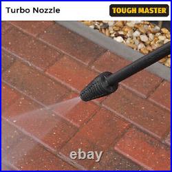 TOUGH MASTER Electric Pressure Washer 110 Bar For Car Wash With Patio Cleaner