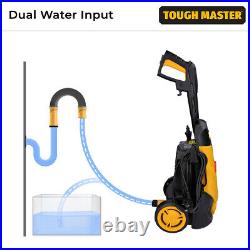 TOUGH MASTER Electric Pressure Washer 110 Bar For Car Wash With Patio Cleaner