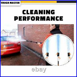 TOUGH MASTER Electric Pressure Washer 160 Bar For Car Wash With Patio Cleaner