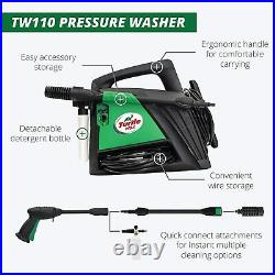 Turtle Wax TW110 Kit Compact Car Pressure Washer 110 BAR Jet Wash Car & Patio