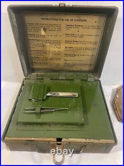 Vintage Western Electric First Aid Kit linesman pliers, lead stick, tool Pouch